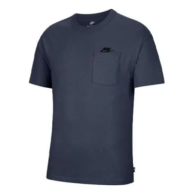 Nike As Men's Sportswear  Sportswear Tee Prem Essntl Pocke Thunder Blue