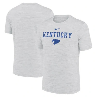 Nike Ash Kentucky Wildcats 2025 Sideline Velocity Performance T-shirt In Gray
