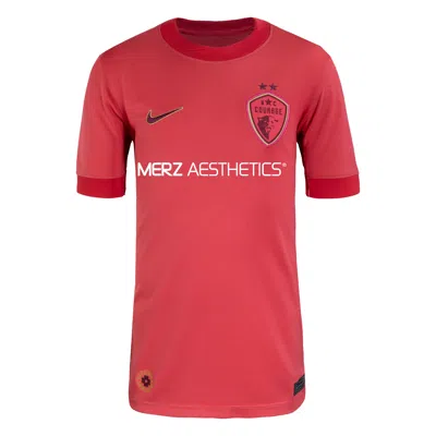 Nike Ashley Sanchez North Carolina Courage 2025 Stadium Away Big Kids'  Dri-fit Nwsl Replica Jersey In Red