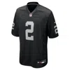 Nike Ashton Jeanty Black Las Vegas Raiders 2025 Nfl Draft First Round Pick Game Jersey In Black