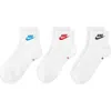 Nike Assorted 3-pack Dri-fit Essential Ankle Socks In Multi-color2
