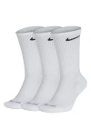 Nike Assorted 3-pack Everyday Plus Cushion Crew Training Socks In Multi