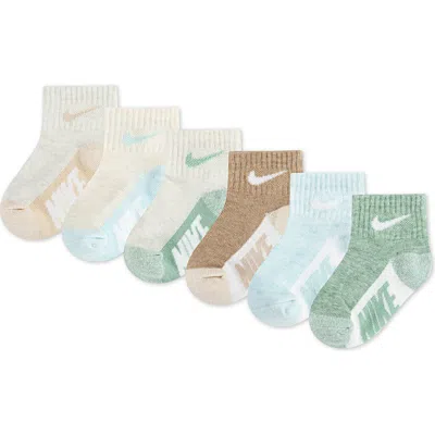 Nike Kids'  Assorted 6-pack Cotton Blend Socks (baby) In Multi