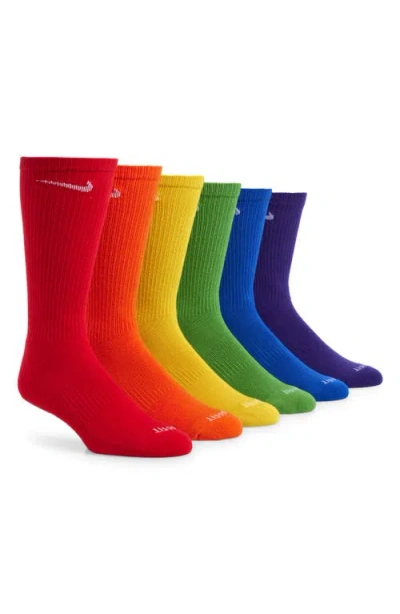 Nike Assorted 6-pack Everyday Plush Cushion Crew Training Socks In Multi
