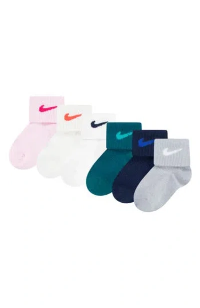 Nike Kids'  Assorted 6-pack Lightweight Ankle Socks