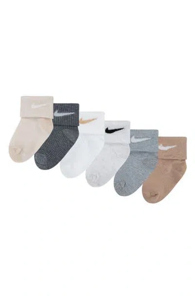 Nike Kids'  Assorted 6-pack Lightweight Ankle Socks