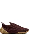 Nike Astra Ultra Quilted Brushed-shell Sneakers In Burgundy