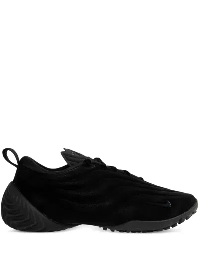 Nike Astra Ultra Quilted Satin Sneakers In Black