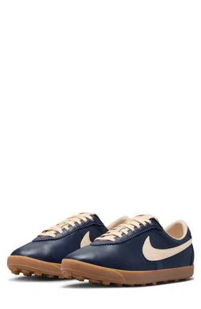 Nike Astrograbber Leather Football Sneaker In Blue