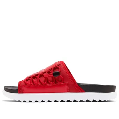 Nike Asuna Slide Minimalistic Shoe Black Red