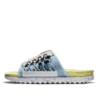 Nike Asuna Slide Se 'crater - Lemon Twist Grey' In Gray