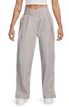 Nike Asymmetric Waist Water Repellent Pants In Light Iron Ore/ Brown/ White