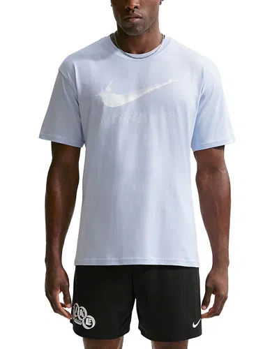 Nike Athletic Club Glitz Tee In White
