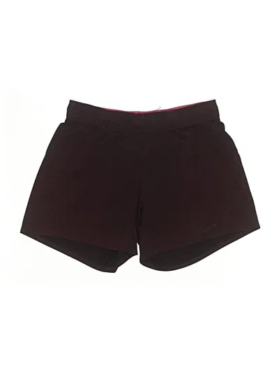 Pre-owned Nike Athletic Shorts In Burgundy