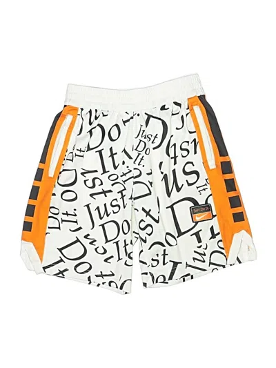 Pre-owned Nike Kids' Athletic Shorts In White