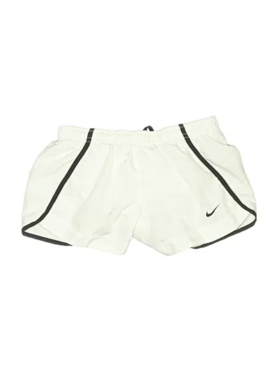 Pre-owned Nike Kids' Athletic Shorts In White