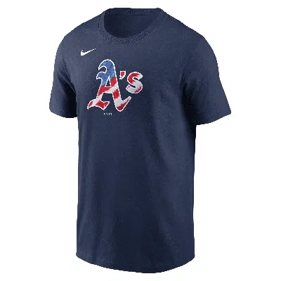 Nike Athletics Americana  Men's Mlb T-shirt In Blue