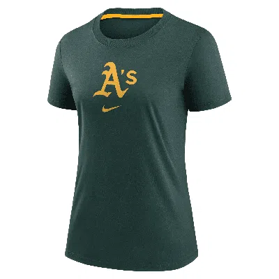 Nike Athletics Authentic Collection Early Work  Women's Mlb T-shirt In Green