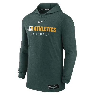 Nike Athletics Authentic Collection  Men's Dri-fit Mlb Pullover Hoodie In Green