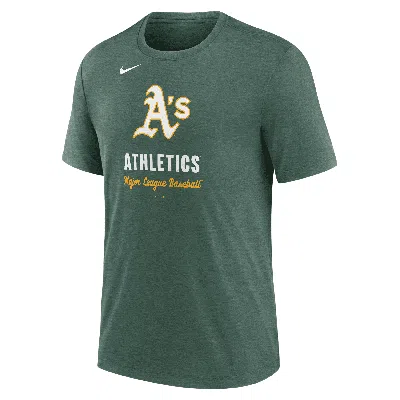 Nike Athletics Logo  Men's Mlb T-shirt In Green