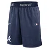 Nike Atlanta Braves Authentic Collection  Men's Dri-fit Mlb Shorts In Blue