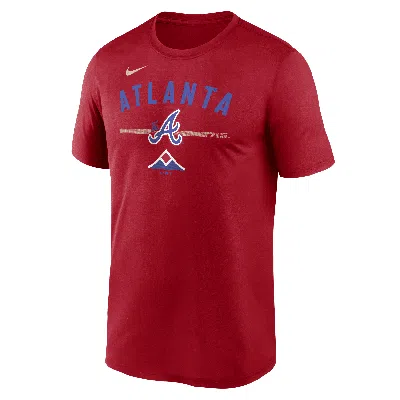 Nike Atlanta Braves City Connect Legend  Men's Dri-fit Mlb T-shirt In Red