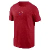 Nike Red Atlanta Braves City Connect 2-hit T-shirt In Red