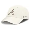 Nike Atlanta Braves Club  Men's Mlb Adjustable Hat In White
