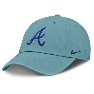 Nike Atlanta Braves Club Menâs  Men's Mlb Adjustable Hat In Green