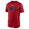 Nike Atlanta Braves Knockout Legend  Men's Dri-fit Mlb T-shirt In Red