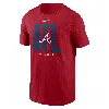 Nike Atlanta Braves Team Scoreboard  Men's Mlb T-shirt In Red