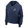 Nike Atlanta Braves Womenâs  Women's Mlb Full-zip Hoodie In Blue
