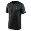 Nike Black Atlanta Falcons Sideline Alt Pack Small Logo Legend Performance T-shirt In Black