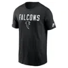 Nike Black Atlanta Falcons Alt Pack Onside Conversion Performance T-shirt In Black