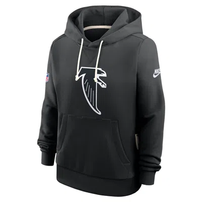 Nike Atlanta Falcons Alt Pack  Women's Dri-fit Nfl Pullover Hoodie In Black