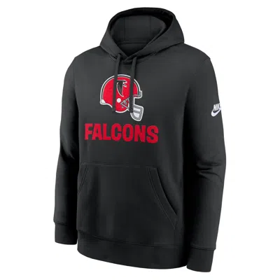 Nike Atlanta Falcons Best Season Rewind Club  Men's Nfl Pullover Hoodie In Black