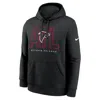 Nike Atlanta Falcons Busted Play Club  Men's Nfl Pullover Hoodie In Black