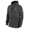 Nike Atlanta Falcons Playbook Page Club  Men's Nfl Full-zip Hoodie In Black