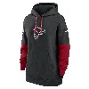 Nike Atlanta Falcons Sideline Essential  Women's Nfl Pullover Hoodie In Black
