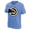 Nike Atlanta Hawks Essential City Edition Big Kids'  Nba T-shirt In Blue