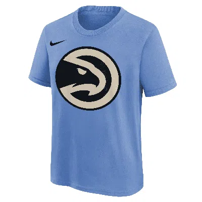 Nike Atlanta Hawks Essential City Edition Big Kids'  Nba T-shirt In Blue