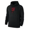 Nike Atlã©tico Madrid Club  Men's Soccer Fleece Pullover Hoodie In Black