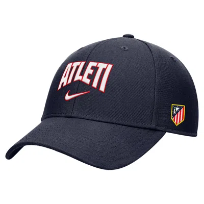 Nike Atletico Madrid Rise  Unisex Adjustable Cap In Blue