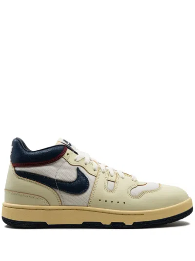 Nike Attack Prm Panelled Leather Sneakers In Neutrals