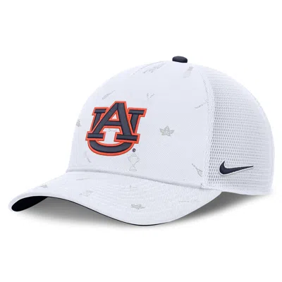 Nike Auburn Country Club Golfin' Rise  Unisex College Trucker Adjustable Hat In White