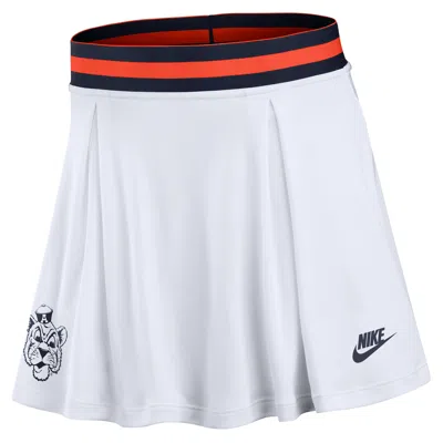 Nike Auburn Heritage  Women's Dri-fit College Skort In White