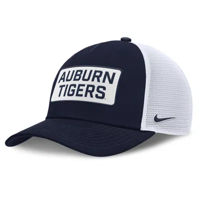 Nike Auburn On-field Rise  Men's College Trucker Adjustable Hat In Blue