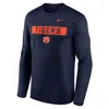 Nike Navy Auburn Tigers Primetime Campus 2-hit Legend Long Sleeve T-shirt In Blue