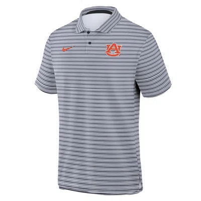 Nike Auburn Primetime  Men's Dri-fit College Polo In Gray