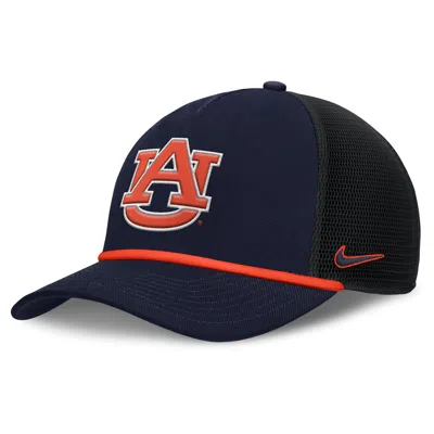 Nike Auburn Primetime Rise  Men's College Trucker Adjustable Hat In Blue